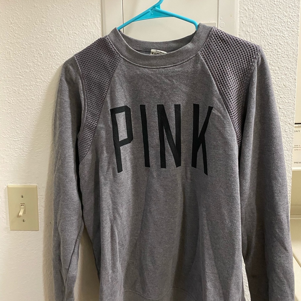 Grey PINK Crew Neck